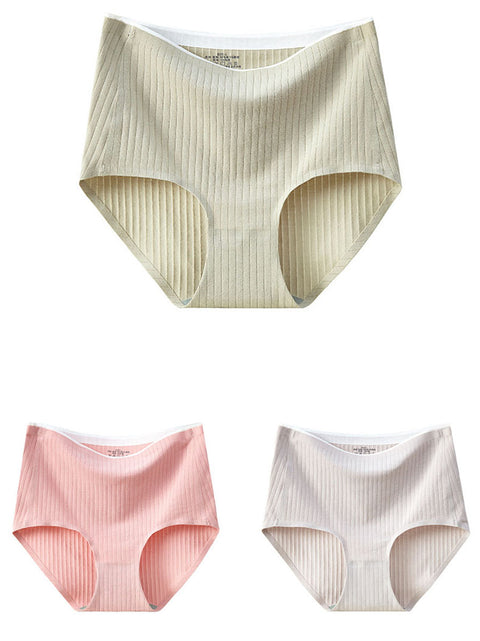 3 piezas de ropa interior de algodón para mujer