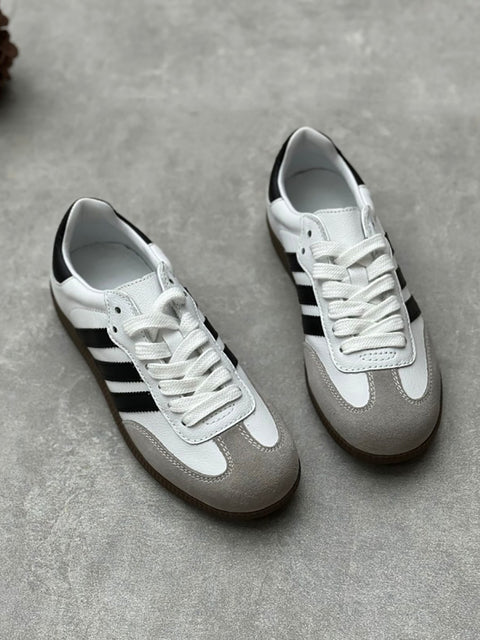 Women Casual Three Stripes Colorblock Shoes