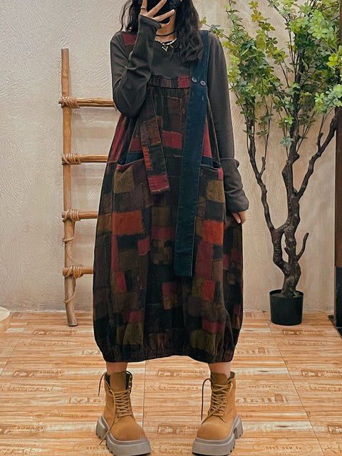 Vestido con capucha y mangas de murciélago liso de estilo artístico para mujer en invierno