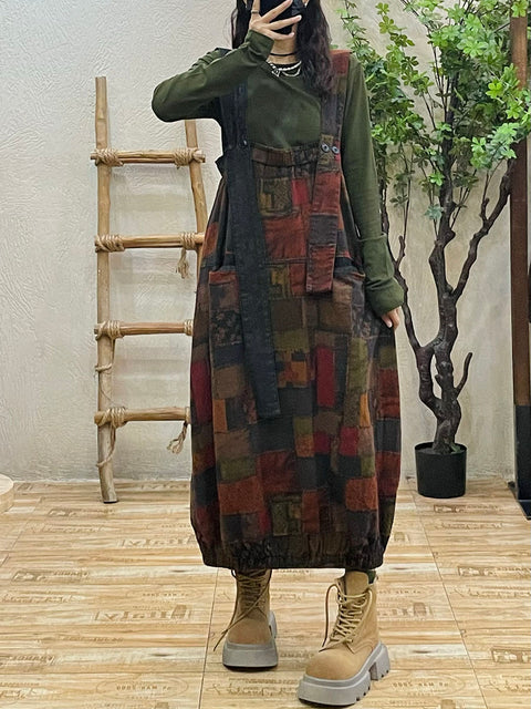 Vestido con capucha y mangas de murciélago liso de estilo artístico para mujer en invierno