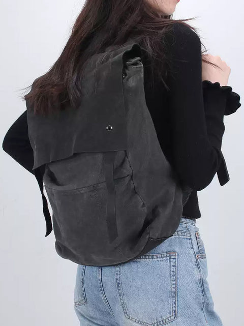 Women Vintage Canvas Large Capacity Backpack