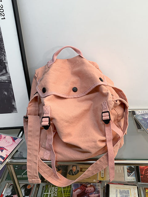 Bolso de lona estilo japonés Bolso de hombro retro